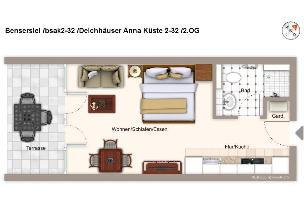 Deichhaeuser Anna Kueste Deichhaeuser Anna Kueste 2-32 Bensersiel Extérieur photo